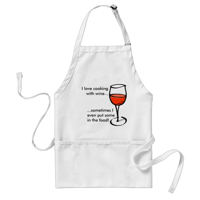 Wine Chef! Adult Apron (Front)