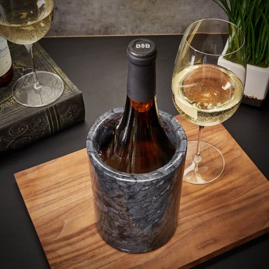 Wine Chiller Box Set With Stemless Glasses (Bottle Chiller)
