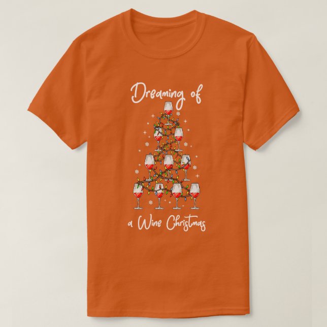 Wine Christmas Funny Wine Lover Christmas Gift 2 T-Shirt (Design Front)