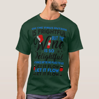 Wine Christmas Funny Wine Lover Christmas Gift 4 T-Shirt