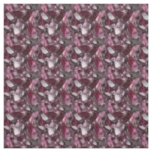 Wine Colored Gemmstones Fabric