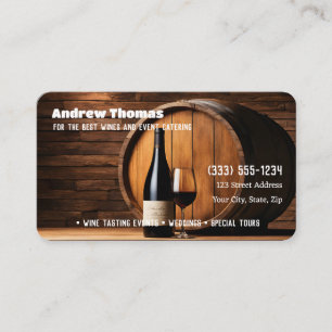 Wine Consultant Business Card