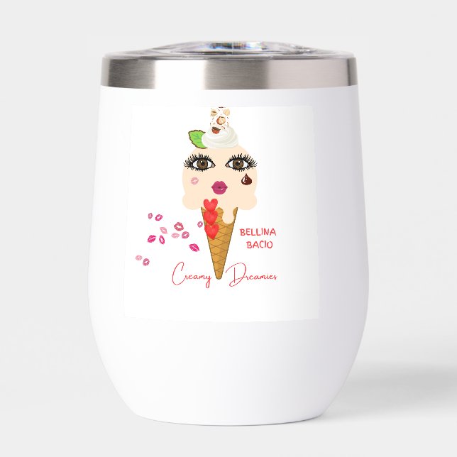 Wine cooler Bellina Bacio  Thermal Wine Tumbler (Front)