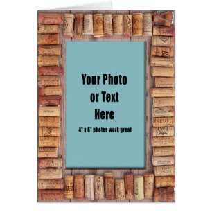 Wine Cork Frame Cards