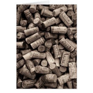 Wine Cork Humor Greeting Card