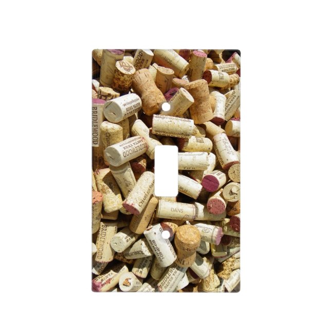 Wine Cork Light Switch Cover! Cover (Front)