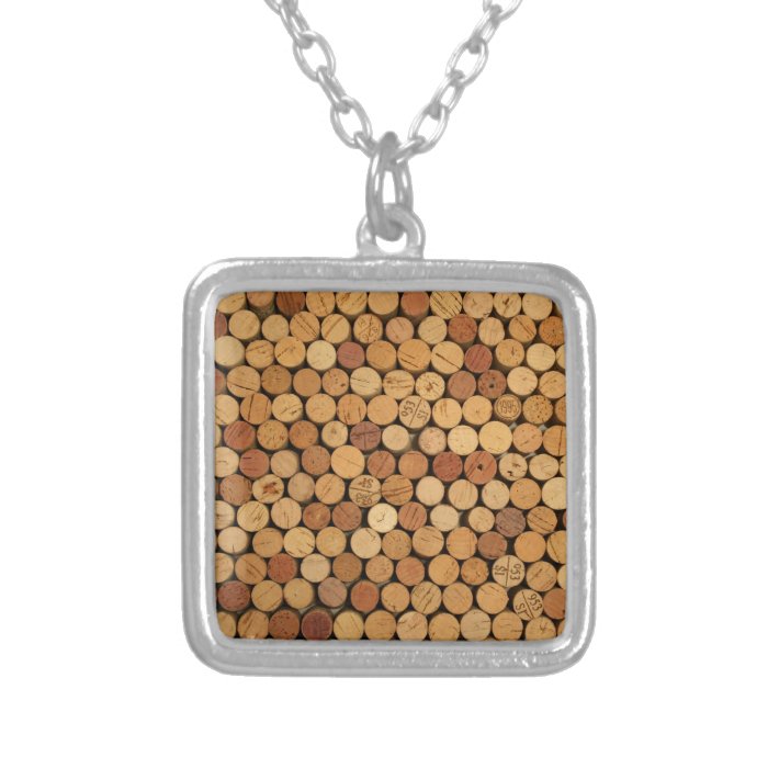 Wine Cork Pattern Pendants