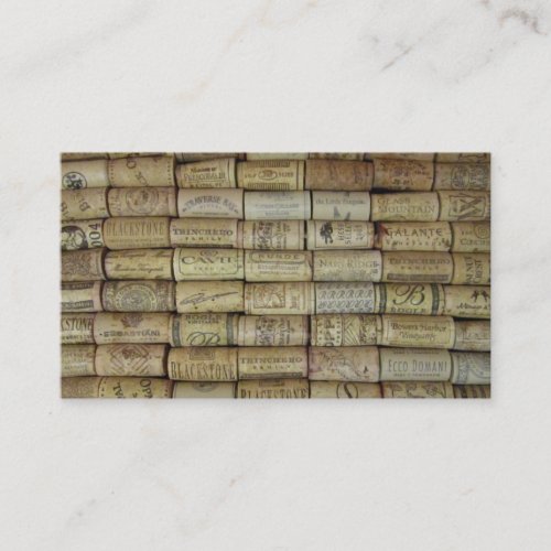 Wine Corks Business Cards