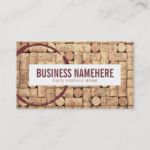 Wine Corks Business Card (Front)