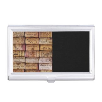 Wine Corks Business Card Holder