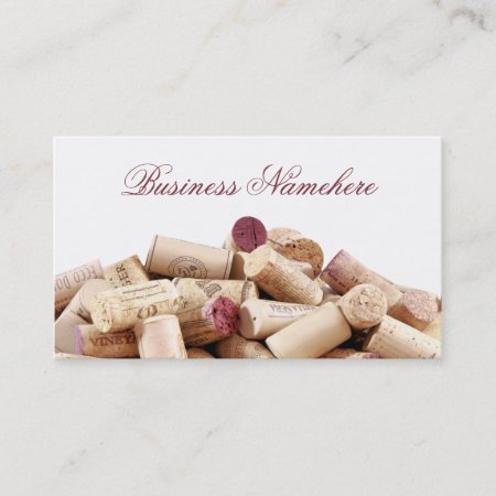 Wine Corks Business Cards