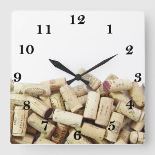 Wine Corks Clock
