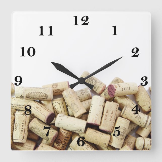 Wine Corks Clock (Front)