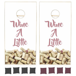 Wine Corks Cornhole Set