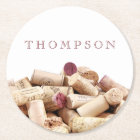 Wine Corks Custom Paper Coasters