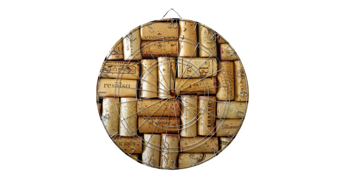 Wine Corks Dart Board | Zazzle
