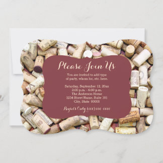 Wine Corks Invitations