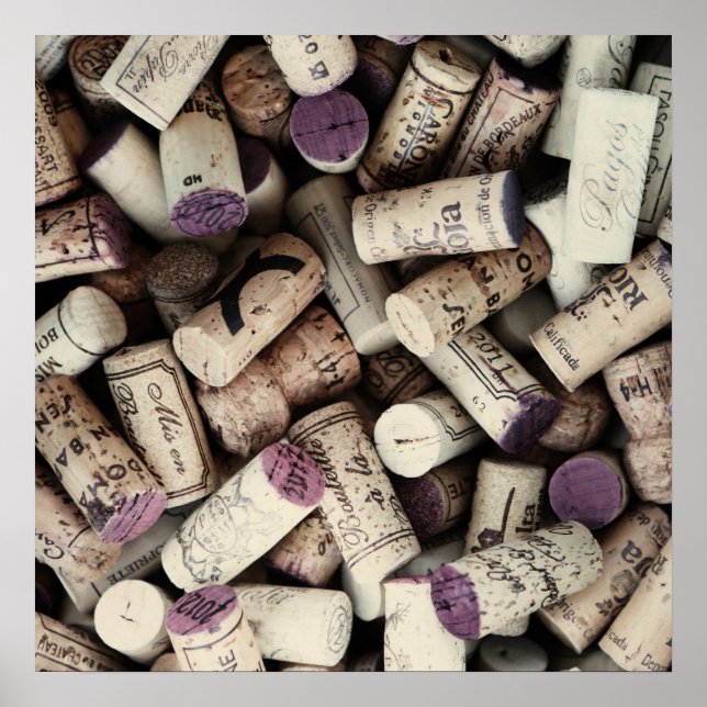 Wine Corks kitchen poster (Front)