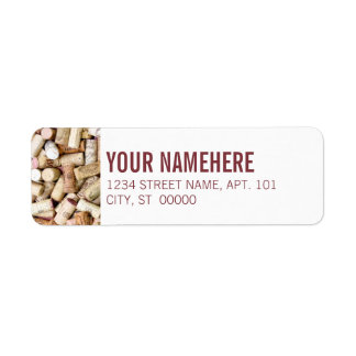 Wine Corks Label