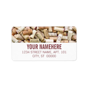 Wine Corks Label