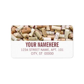 Wine Corks Label