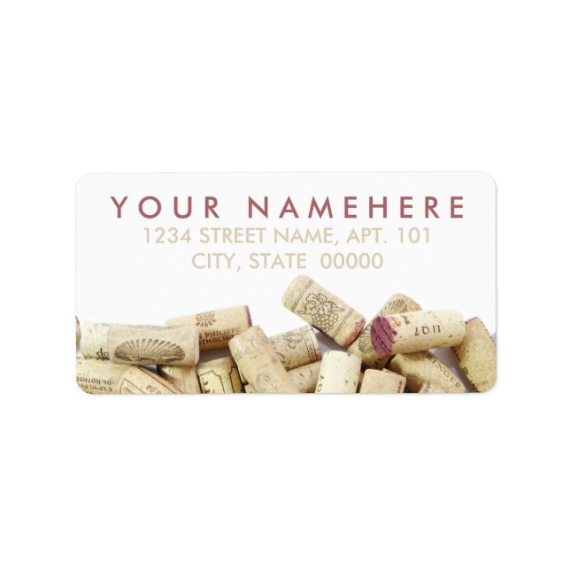 Wine Corks Labels (Front)
