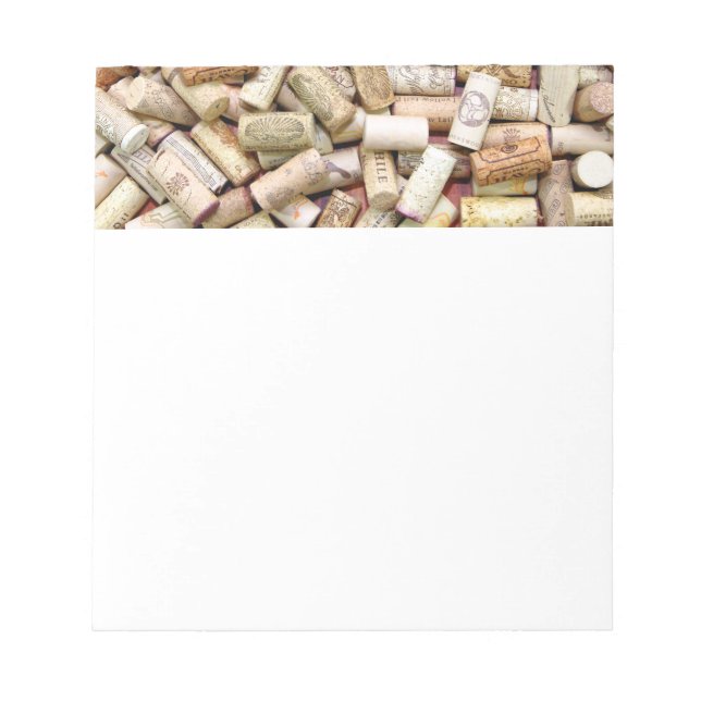 Wine Corks Notepad (Front)