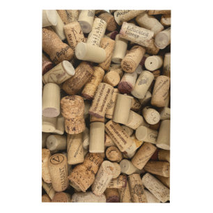 Wine Corks Photo -Wood Wall Art