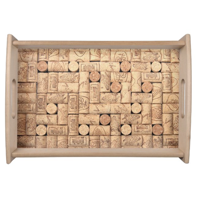 Wine Corks Serving Tray (Front)