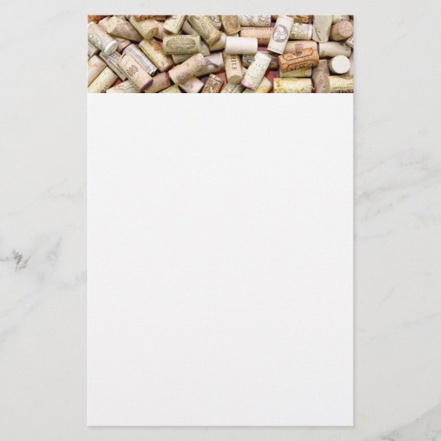 Wine Corks Stationery (Front)