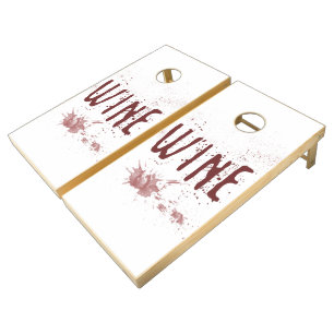 Wine Cornhole Set