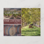 Wine Country, California Postcard at Zazzle