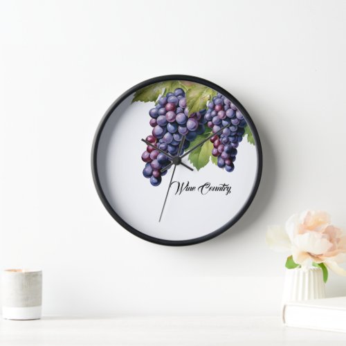 Wine Country Clock