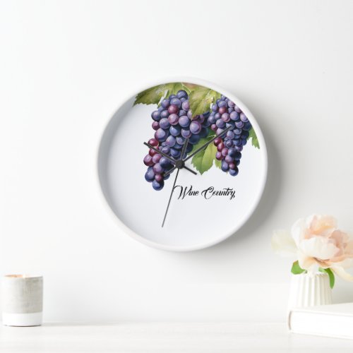 Wine Country Clock