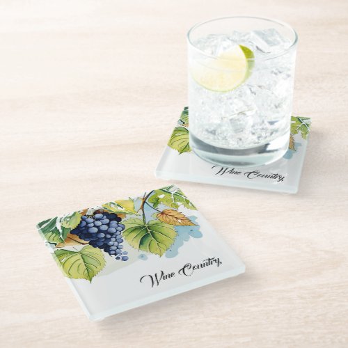 Wine Country Glass Coaster