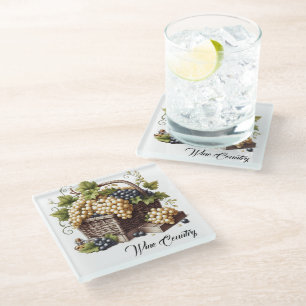 Wine Country Glass Coaster