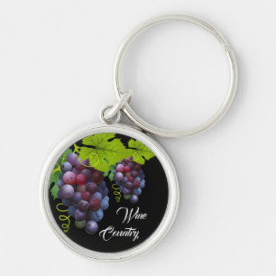 Wine Country Grapes  keychain