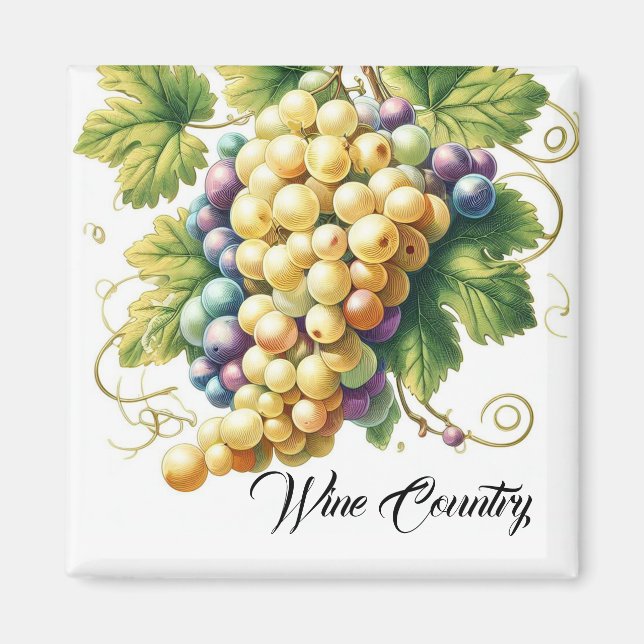Wine Country Grapes  Magnet (Front)