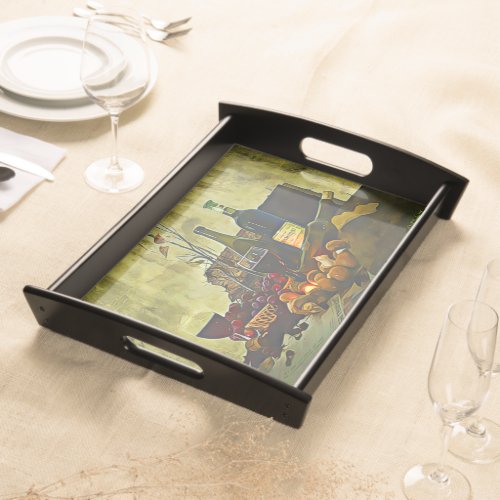 Wine Country Kitchen Decor Serving Tray