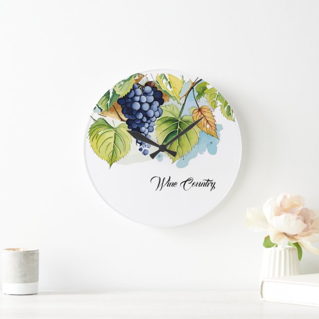 Wine Country Large Clock (Home)
