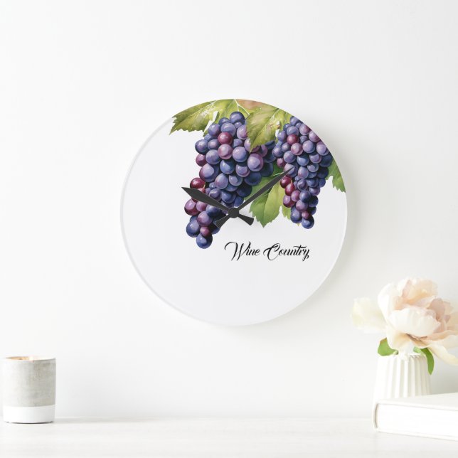 Wine Country Large Clock (Home)