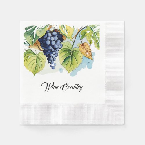 Wine Country Paper Napkins