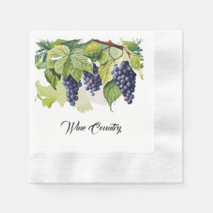 Wine Country Paper Napkins