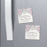 Wine Country | Personalized Home Wine Cellar Magnet<br><div class="desc">A unique and thoughtful gift for wine lovers,  this personalized wine themed magnet features an arbor of grapes and grape leaves in a rustic vintage etched style. Personalize with your family name,  "wine cellars" and year established.</div>