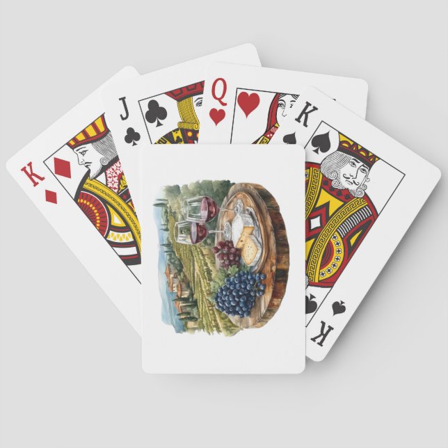 Wine Country Playing Cards (Back)