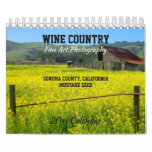 Wine Country, Sonoma County, California Calendar at Zazzle