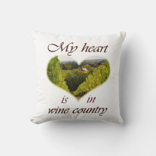 Wine Country Throw Pillow