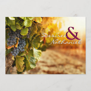 Wine Country Wedding Invitation