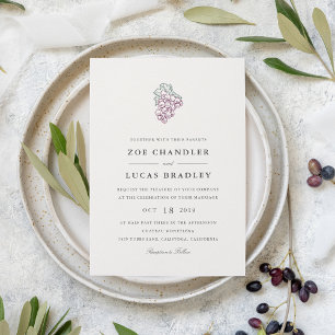 Wine Country Wedding Invitation