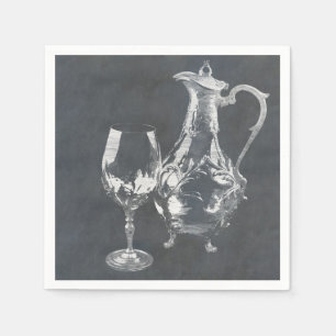 Wine Decanter and Glass Napkins